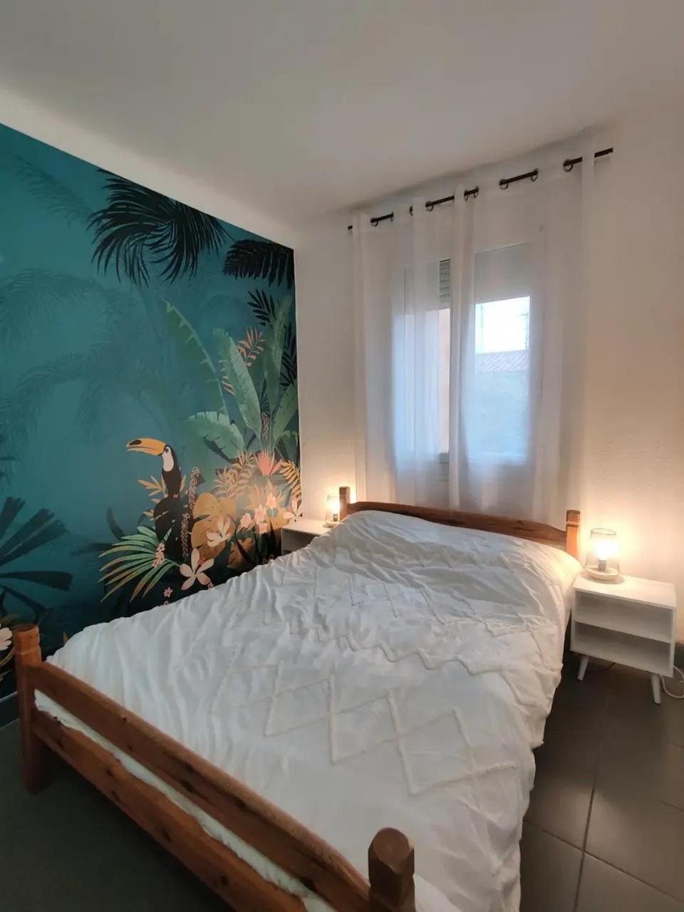 Ferienwohnung La Jungle Urbaine Avec Garage Prive & Climatisation Perpignan Exterior foto